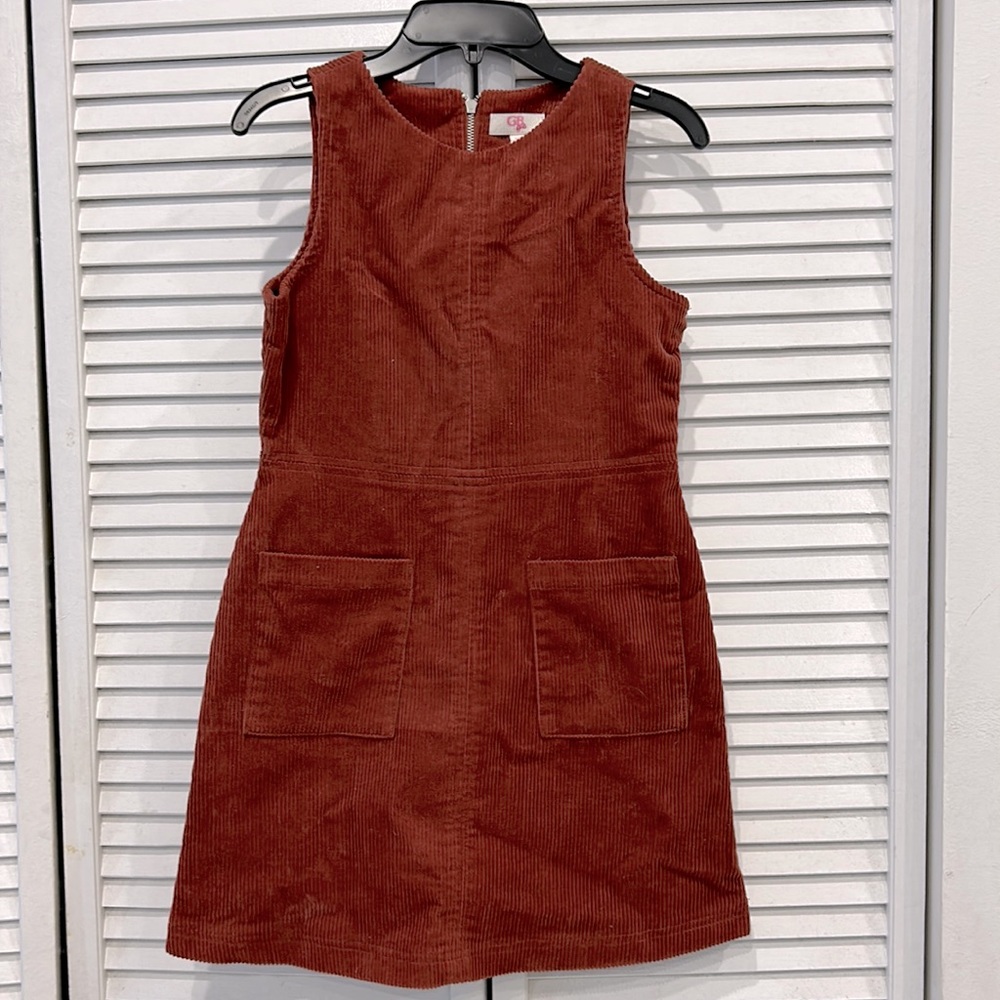 Girl’s Size 10 Burnt Orange color Jumper dress